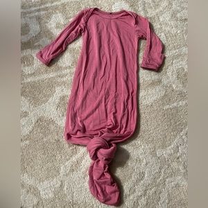 Three Little Tots 0-3 Cotton Onesie with Tie Closure